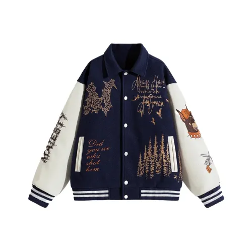 CHONGXIAOLV Синий Унисекс Куртки