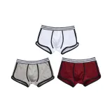 Белый + Серый + Бордовый (3 упаковки)