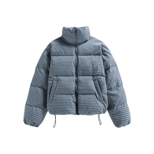 FASTFISH Синий Клетка Унисекс Пуховики