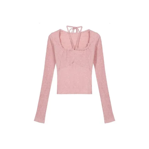 COVER TIME Розовый Женский Трикотаж