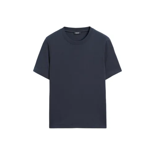 Massimo Dutti Blue Women's T-Shirts Масимо Дутти Синий Женские Футболки