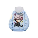 Light Blue [MY1099 Хлопковый пуховик](Термический, Нескользкий, Стильный)