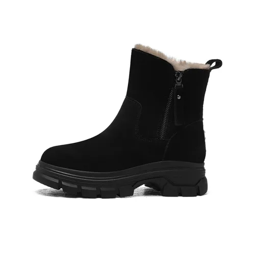 Golden Silk Rabbit Женские ботильоны