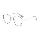 Черная Серебряная Оправа M90066-C7