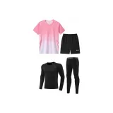 109 Розовый Комплект (Длинный рукав, большемерный, рекомендуется выбирать размер, пуховик)