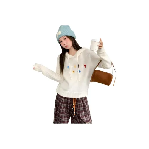 SEAR OFFICIAL Экрю Женская Трикотажная