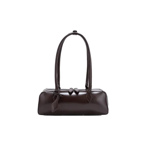 BUHOWE ПУ (полиуретан) Сумка через плечо Стандартная Женская Кофейная Черная