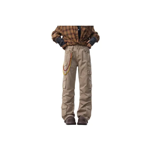 PRPK Осенние Карго Брюки Широкие Брюки Унисекс