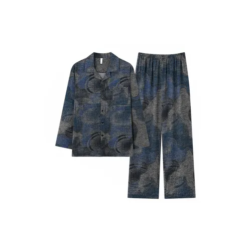 HAOFUFEN Пижама Осенний Зимний Комплект Мужской