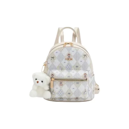 DIFFERENT FACES ПУ (полиуретан) Рюкзак Женские Экрю