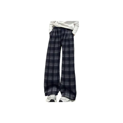 BIG WASP Темно-синие клетчатые KIDS брюки