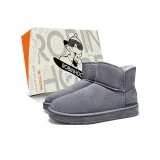 Серый с флисовой подкладкой