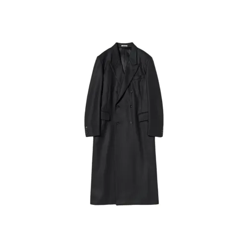 Auralee Fw25 Свет MELTON CHESTERFIELD Пальто Женское