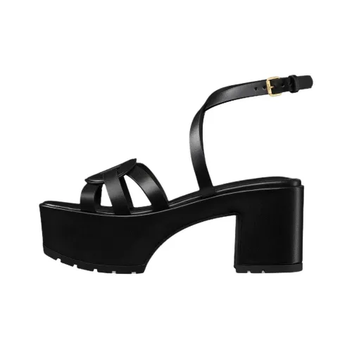 DIOR D Club One Strap Sandals 7,5cm Women's Black DIOR D Club One Ремешок Сандалии 7,5см Женские Черные