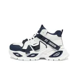 Белый темно-синий