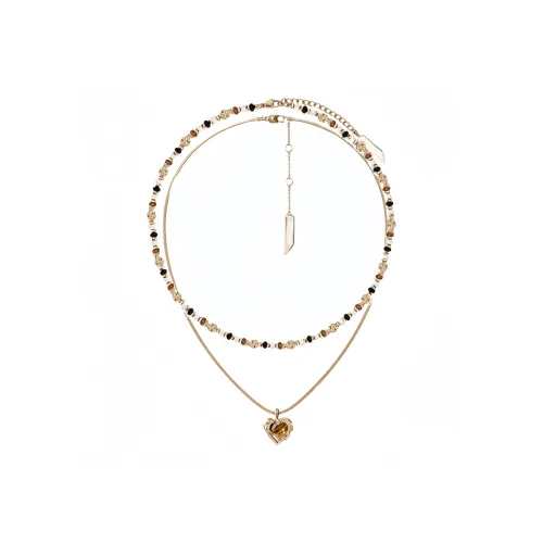 YOAR Золото-покрытое медное ожерелье для женщин