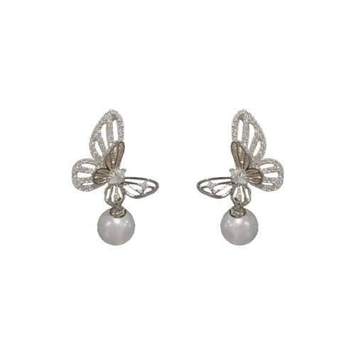 Серьги BONAS S925 Серебряные игловые Женские