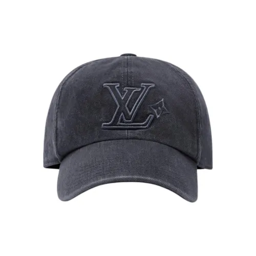 LOUIS VUITTON Хлопок Бейсболки Мужские Угольный Серый