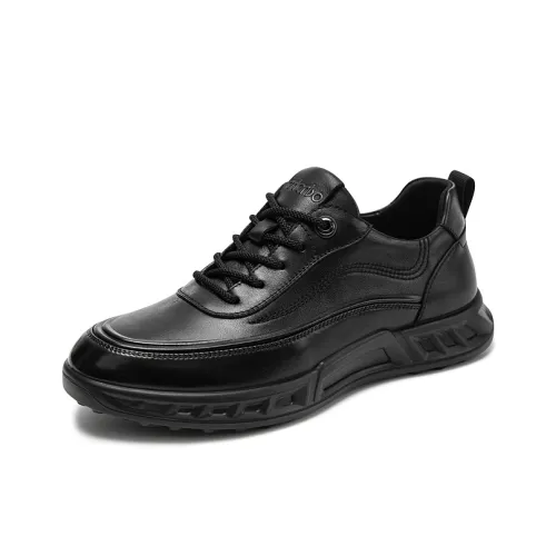 EDENBO Повседневная обувь Низкий топ Черный мужской