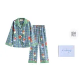 Зеленый клетчатый узор, медвежонок, длинный, клетчатая коробка