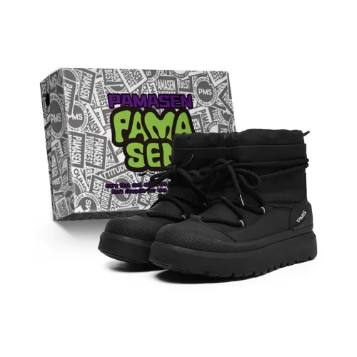 PAMASEN Термическое Амортизирующее Покрытие Увеличение Высоты Устойчивость к Износу Зимние Ботинки Мужские