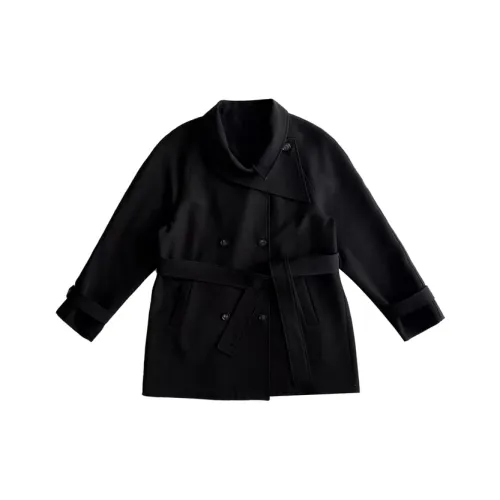 MIMIZI Черный Женский Тренч