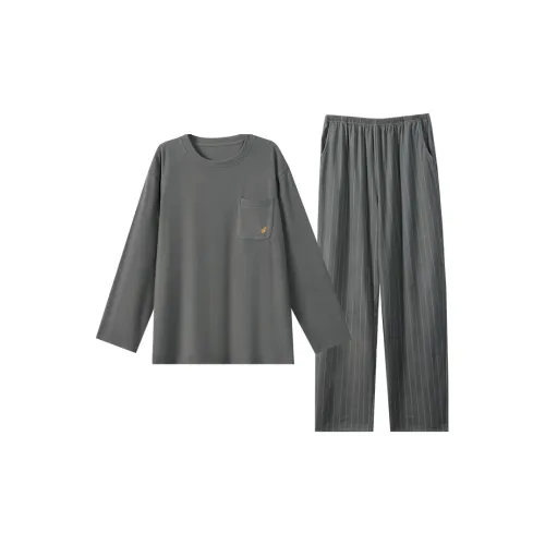 MADALLO Серый Мужской Пижамный Комплект