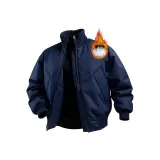 Роскошная уличная мода, синий хлопковый пуховик [осень и зима, теплый, термический]