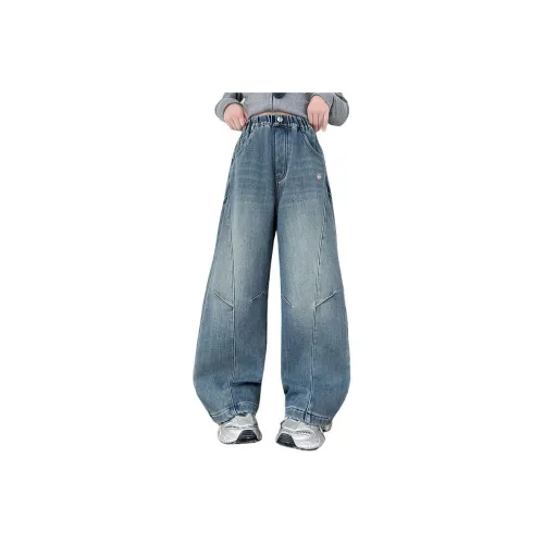 Teddy Bear Collection Синие штаны с флисовой подкладкой школьные джинсы