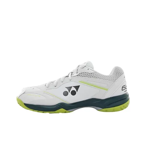 YONEX Амортизация противоскользящий низкий отскок топовая обувь для бадминтона унисекс серо-бежевый