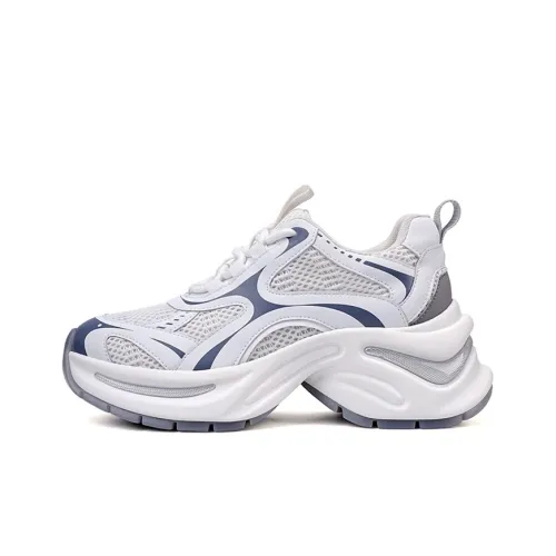 VOIT Low Top Белые Женские Толстоподошвенные Кроссовки