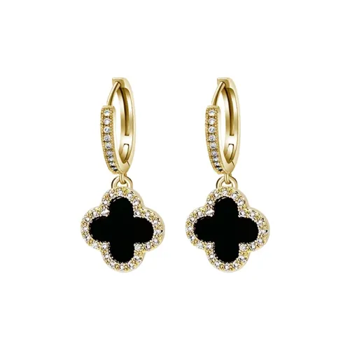 Yi Can Медные серьги с покрытием из реального золота женские