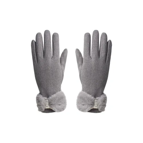 ELLE Полиэстеровый трикотаж Перчатки Женские