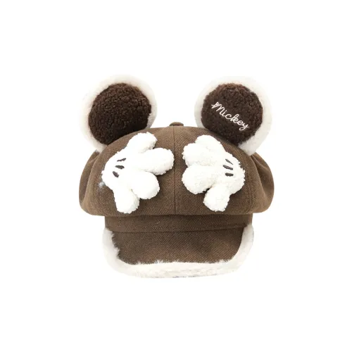 GUKOO x Disney Mickey Плюшевая пряжа Кепки Женские Темный хаки