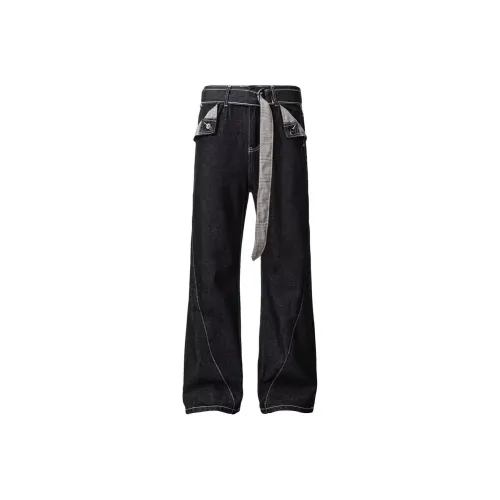 TOM DWAN Черные Унисекс Джинсы