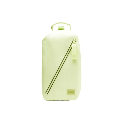 lululemon Полиэстер Рюкзак Стандартный Унисекс Свежий образ Желтый Зеленый