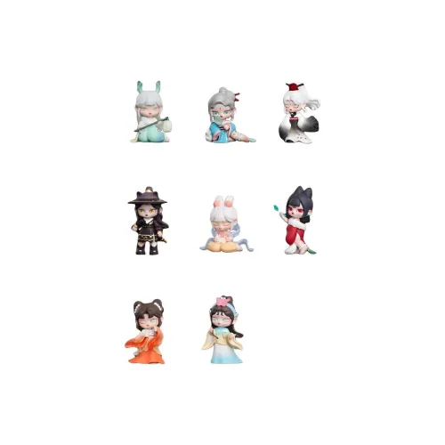 TNT SPACE ANITA5 Mountain and Sea Spirits Коллекция Фигурки моды Слепые коробки Одиночная коробка Mystery Цельная коробка 8 шт