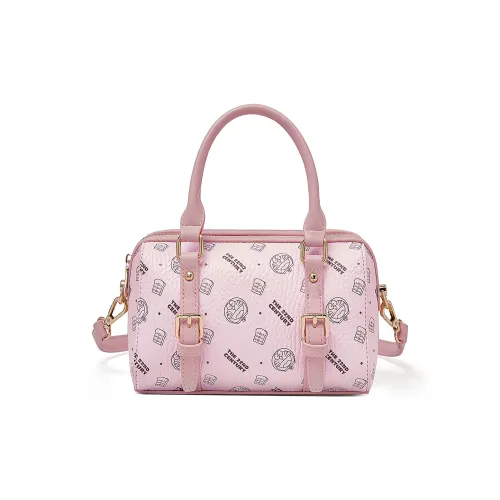 DoraemonA Сумка из синтетической кожи стандартная женская розовая коричневая