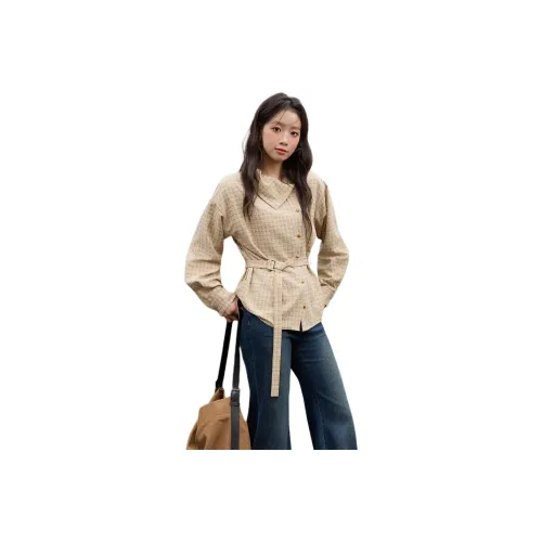 MISHOW Хаки Женские Рубашки