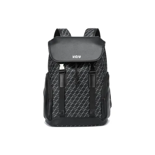 VITRO Полиэстер с ПУ (полиуретан) Рюкзак Унисекс N Клетка Синий