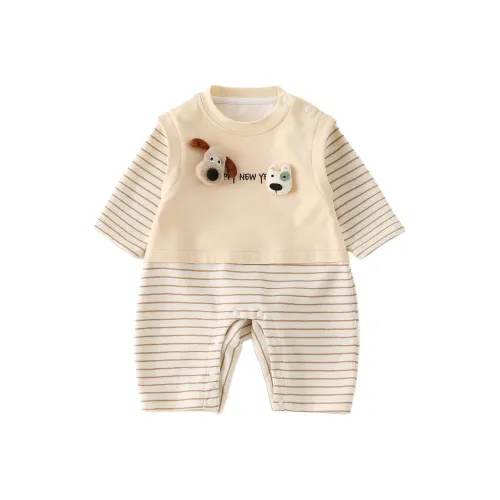 XiaoJinBu Желтые Детские Комбинезоны / Ползунки