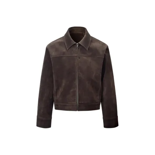 CHONGXIAOLV Коричневый Унисекс Куртки