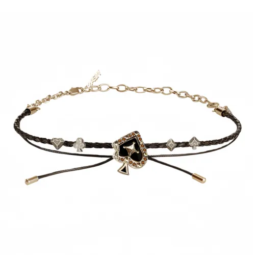 YOAR Золото-покрытое медное ожерелье для женщин