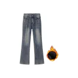 Темно-синий - Утолщенный с флисовой подкладкой