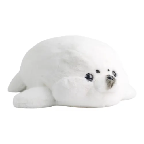 Nodding Bud Bug Мягкий и очаровательный Большой Белый Шепчущий к морю Следы Куклы Плюшевая кукла 35 см 50 см Длина тела