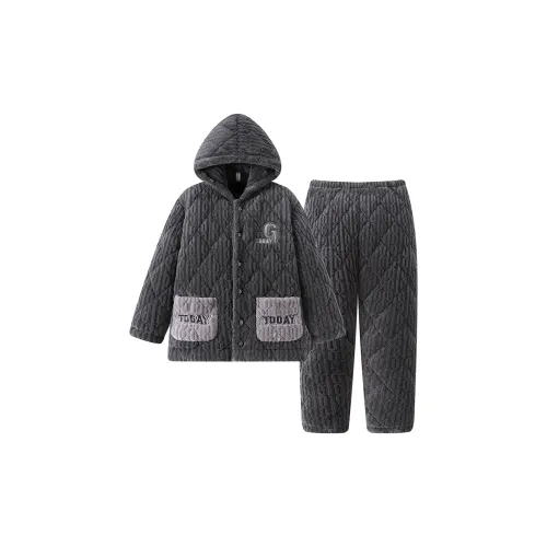 ЮЙЧЖАОЛИНЬ Pajama Комплект Осенний и Зимний Мужской