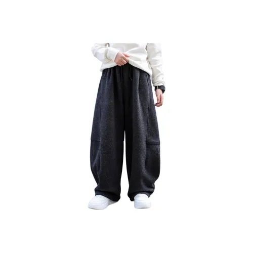 Подростки Mu Tong teenager Вязаные тренировочные брюки
