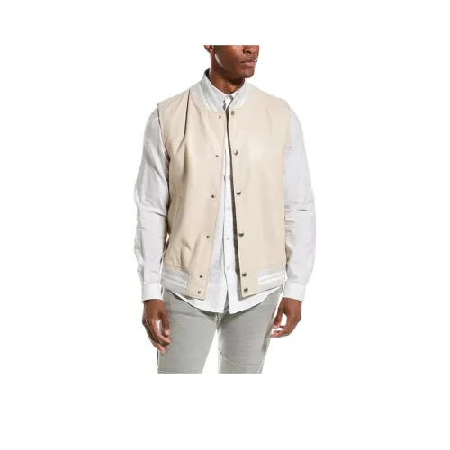 BRUNELLO CUCINELLI Бежевый Мужской Жилеты