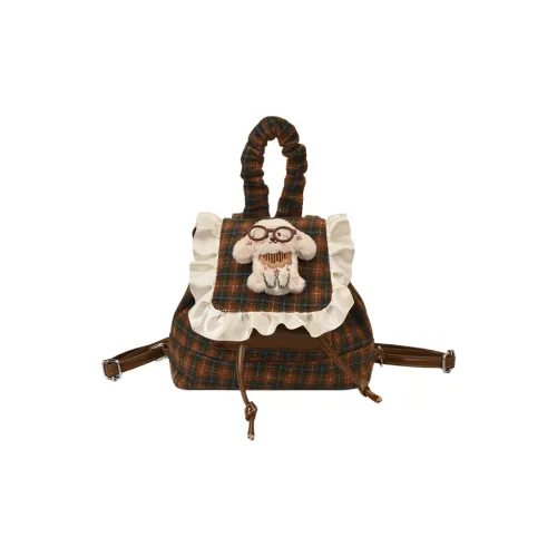 RIVMIND ПУ (полиуретан) Рюкзак Стандартный Женский Оранжевый Серый Зеленый