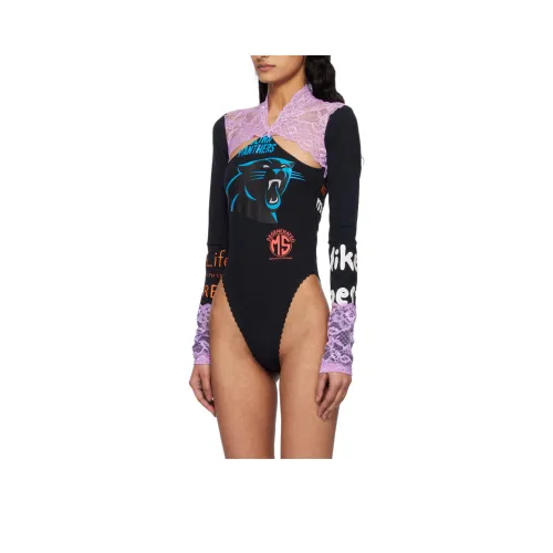 Marine Serre Черный Женское боди